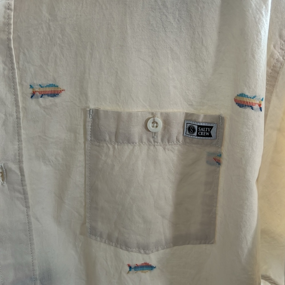 Salty Crew Tight Lines short sleeve shirt XXL - Picture 3 of 8